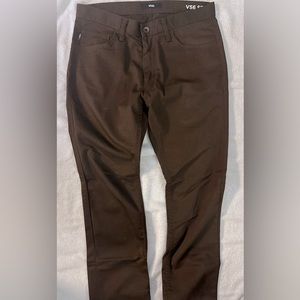 Vans Men’s Size 30 Chino Pants, Slim, Brown, like new!